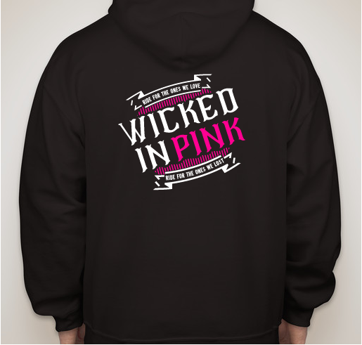 Wicked In Pink 2020 T-Shirt Fundraiser Fundraiser - unisex shirt design - back