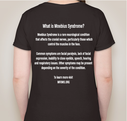 What is Moebius Syndrome? Definition Shirt Fundraiser Fundraiser - unisex shirt design - back