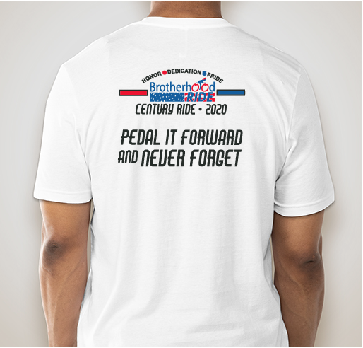 Pedal it Forward - Century Ride Fundraiser - unisex shirt design - back