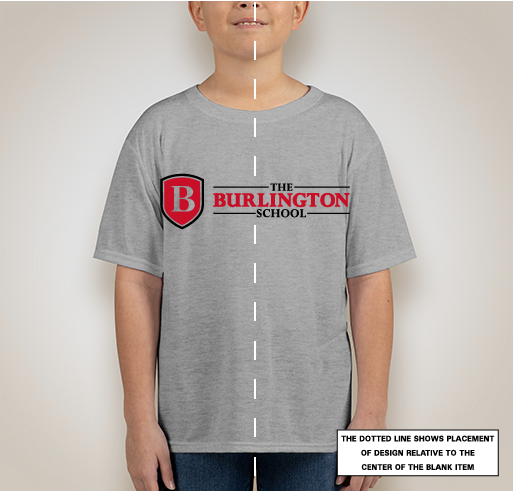 The Burlington School 2020 Fundraiser - unisex shirt design - front