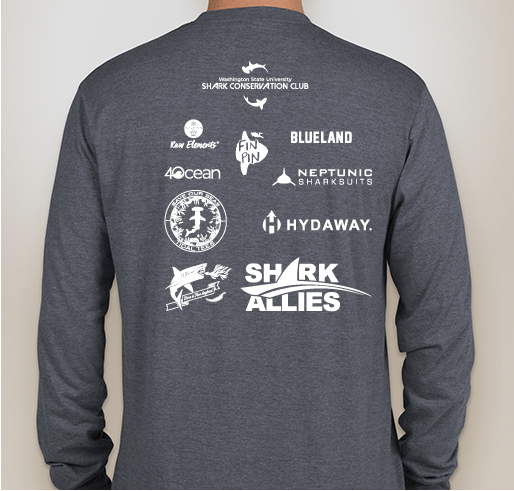 2020 Virtual Shark Week 5k! Fundraiser - unisex shirt design - back