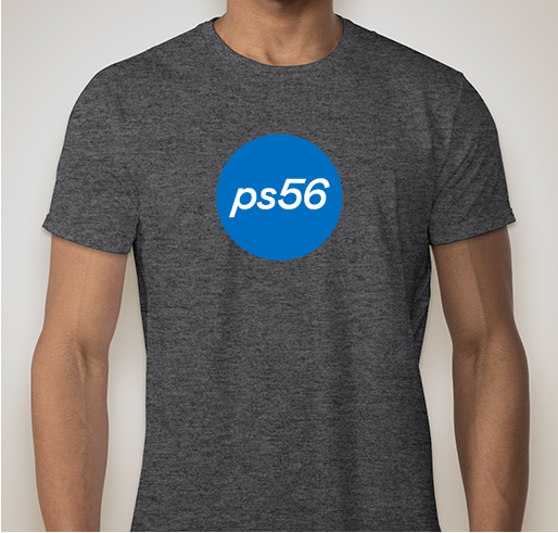 PS 56 - The Lewis H. Latimer School : Adult T-Shirts - Center Logo! Fundraiser - unisex shirt design - front