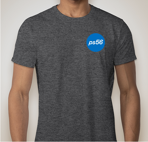 PS 56 - The Lewis H. Latimer School : Adult T-Shirts Side Logo! Fundraiser - unisex shirt design - front