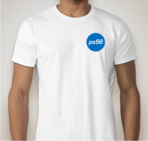 PS 56 - The Lewis H. Latimer School : Adult T-Shirts Side Logo! Fundraiser - unisex shirt design - front