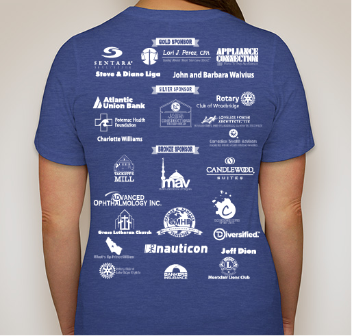 10th Annual IWalk for ACTS Fundraiser - unisex shirt design - back