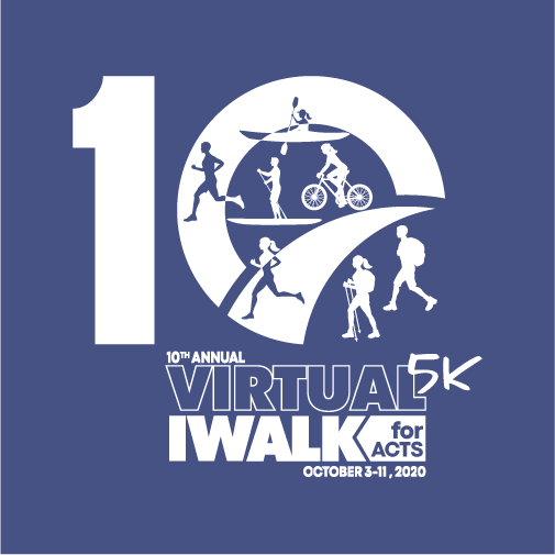 10th Annual IWalk for ACTS shirt design - zoomed