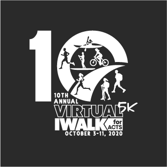 10th Annual IWalk for ACTS (2020-Mask) shirt design - zoomed