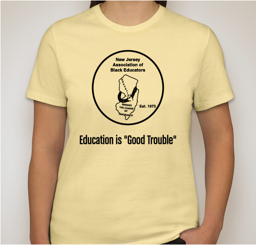 NJ Association of Black Educators General T-shirt Fundraiser Event Fundraiser - unisex shirt design - front