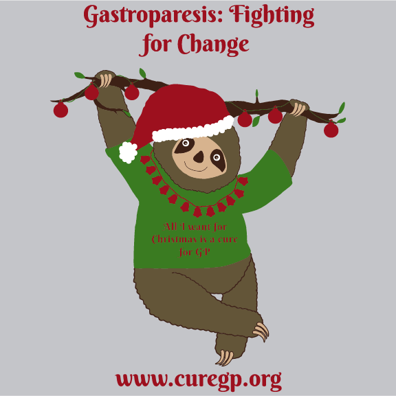 Gastroparesis: Fighting For Change - Winter 2020 shirt design - zoomed