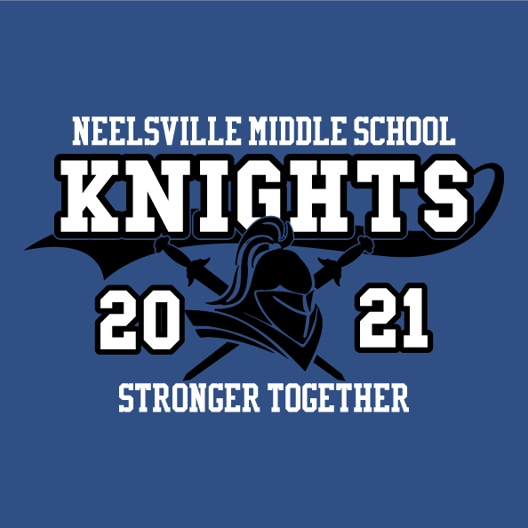 Neelsville Middle School Spirit Wear Fundraiser shirt design - zoomed