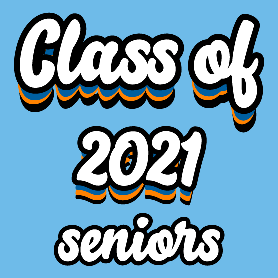 2021 Senior T-shirts shirt design - zoomed
