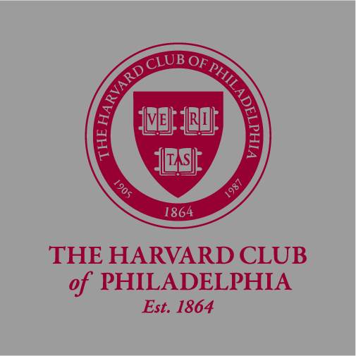 Harvard Club of Philadelphia shirt design - zoomed