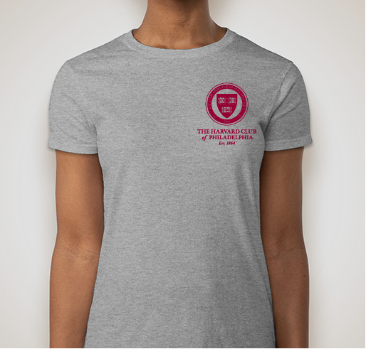 Harvard Club of Philadelphia Fundraiser - unisex shirt design - front