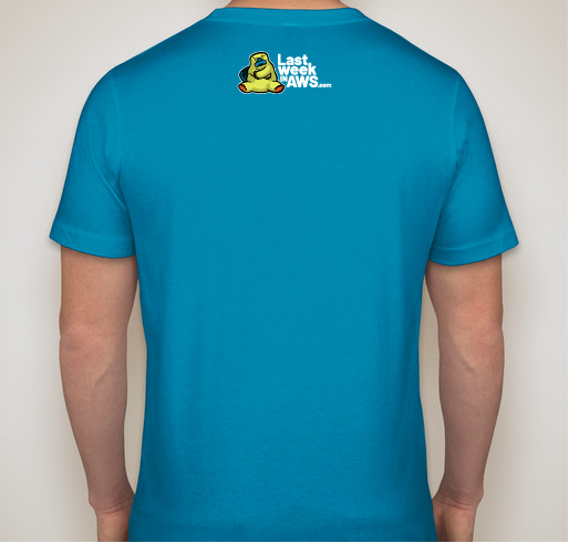 The 2020 Last Week in AWS Charity T-Shirt: Route53 Fundraiser - unisex shirt design - back