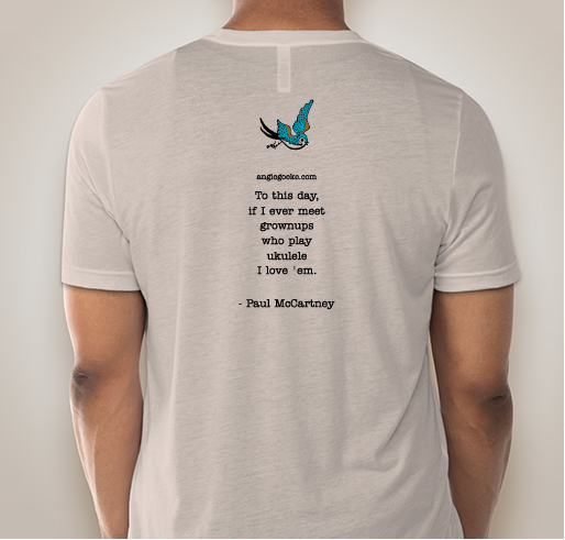 Angie Goeke's 2021 Album Fundraiser - unisex shirt design - back
