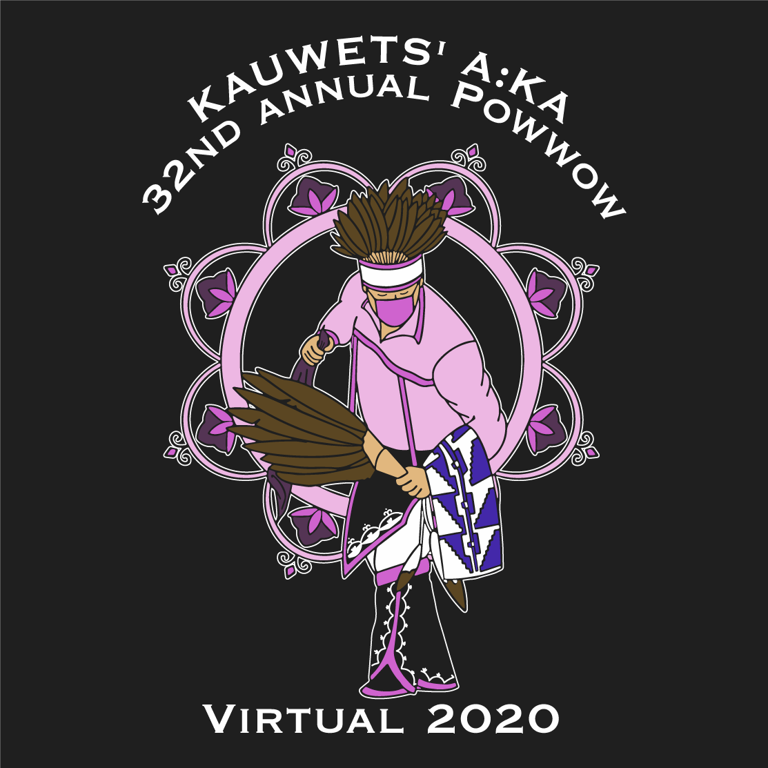 Meherrin Indian Tribe's 32nd Annual Powwow shirt design - zoomed