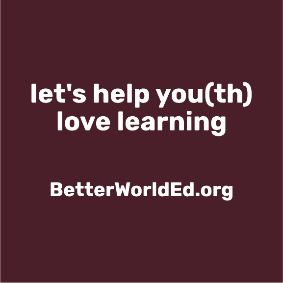 BetterWorldEd.org | Global Social Emotional Learning shirt design - zoomed