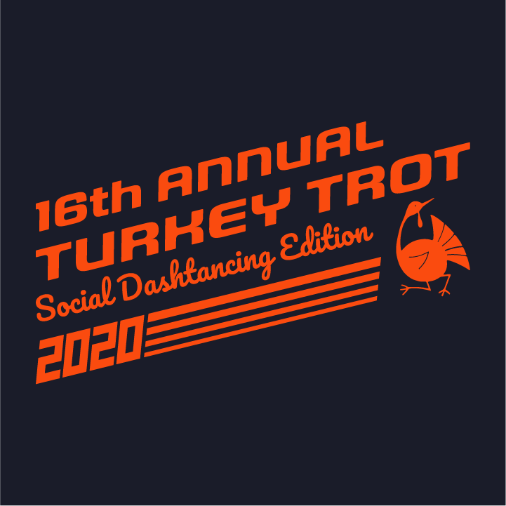 16th Annual Turkey Trot Long-Sleeve Tee shirt design - zoomed
