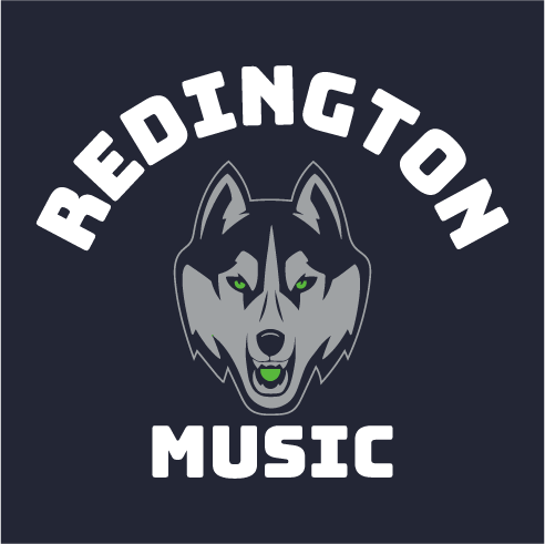 Redington Music Department T-Shirt Fundraiser shirt design - zoomed