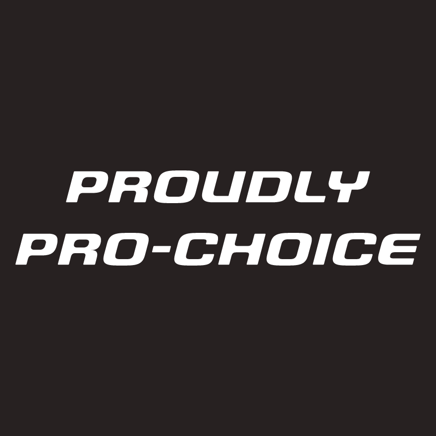 proudly-prochoice!! shirt design - zoomed