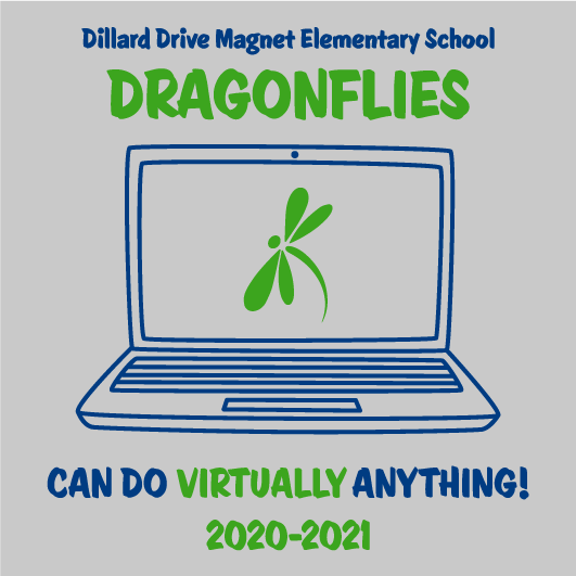 Dillard Drive Elementary School Fundraiser shirt design - zoomed