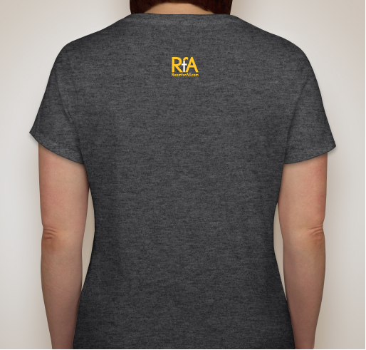 Room for All - v neck Fundraiser - unisex shirt design - back