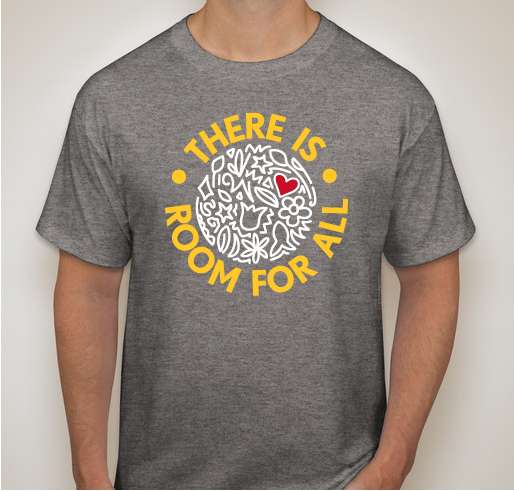 Making Room for All - unisex tee Fundraiser - unisex shirt design - front