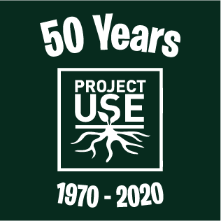 Project U.S.E. 50th Anniversary Gear shirt design - zoomed