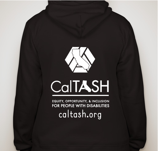 Cal-TASH Zippered Hoodies Fundraiser - unisex shirt design - back
