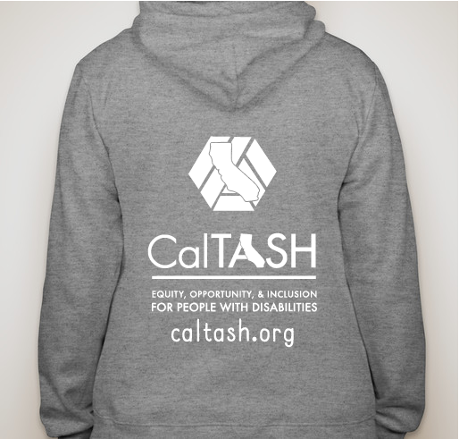 Cal-TASH Zippered Hoodies Fundraiser - unisex shirt design - back