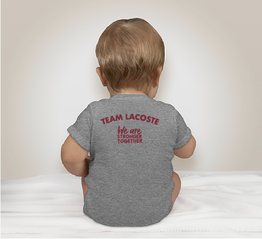 Team Lash Lacoste Fundraiser - unisex shirt design - back