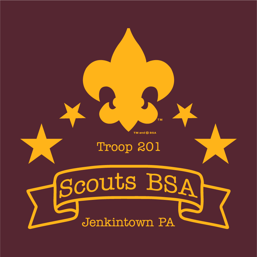 ScoutsBSA Troop 201 T-Shirts shirt design - zoomed