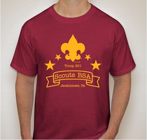 ScoutsBSA Troop 201 T-Shirts Fundraiser - unisex shirt design - front