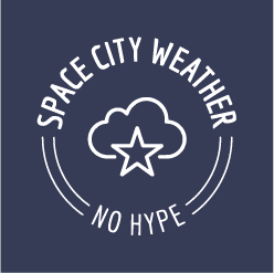 22 oz. tumbler: Space City Weather 2020 fundraiser shirt design - zoomed