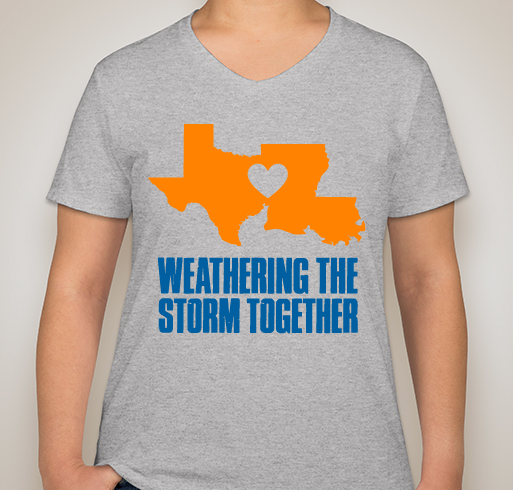 Standing with Louisiana: Space City Weather 2020 fundraiser Fundraiser - unisex shirt design - front