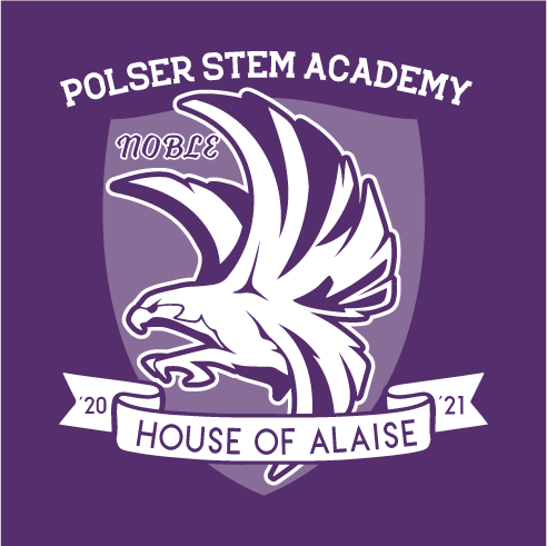 Polser Spirit Wear - House of Alaise shirt design - zoomed