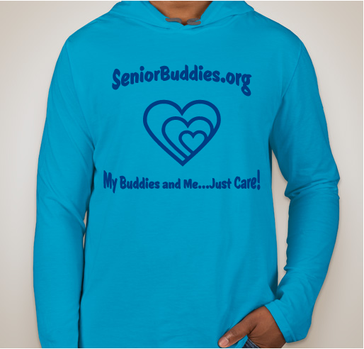 SeniorBuddies.org (NFP) | My Buddies and Me...Just Care! Seniors, Buddies, Mentors Working Together! Fundraiser - unisex shirt design - front