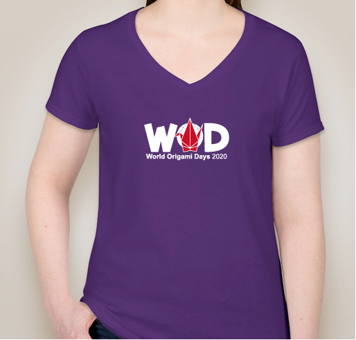 World Origami Days 2020 T-shirt Fundraiser - unisex shirt design - front