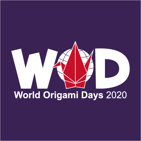 World Origami Days 2020 T-shirt shirt design - zoomed