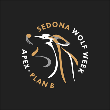 Sedona Wolf Week shirt design - zoomed