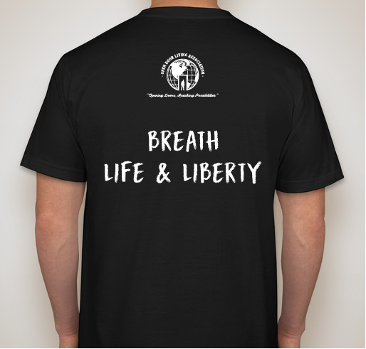 Fundraiser for Open Door Living Association-B.E.L.I.E.F. Eclectic Learning Fundraiser - unisex shirt design - back