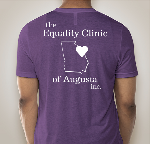 Equality Clinic T-Shirt Fundraiser Fundraiser - unisex shirt design - back
