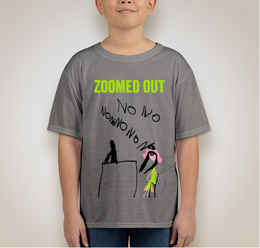 Zoomed Out Fundraiser - unisex shirt design - front