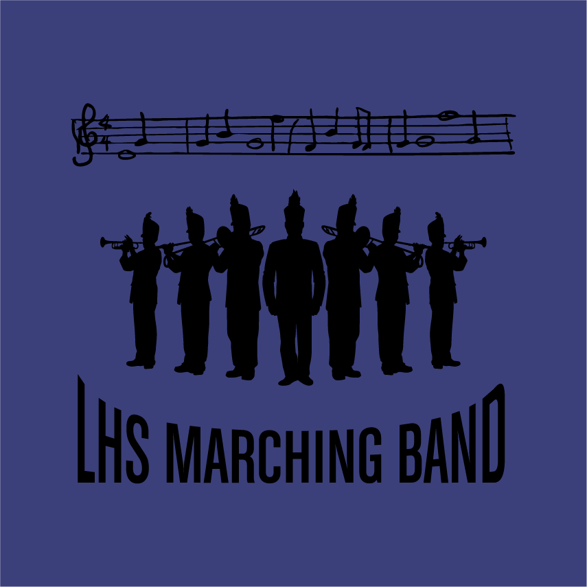 LHS Band T-Shirt shirt design - zoomed