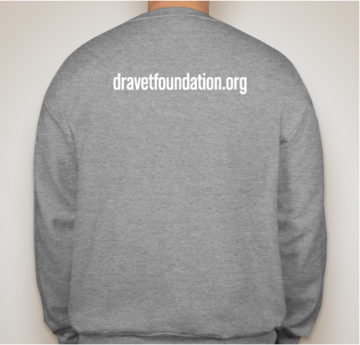 NOT TODAY DRAVET! Fundraiser - unisex shirt design - back