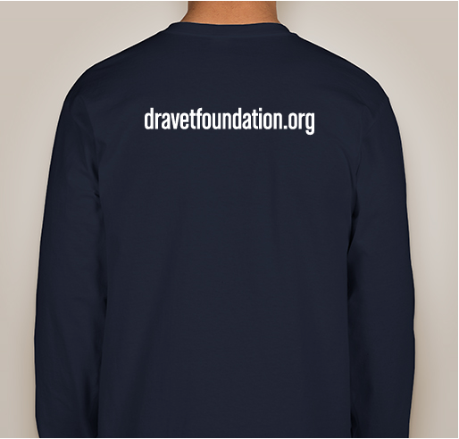 NOT TODAY DRAVET! Fundraiser - unisex shirt design - back