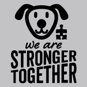 Deklan’s service dog from 4pawsforability shirt design - zoomed