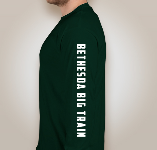 Bethesda Big Train Long Sleeves and Crewnecks Fundraiser - unisex shirt design - back