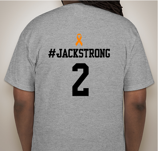 WE ARE ALL #JACKSTRONG! Fundraiser - unisex shirt design - back