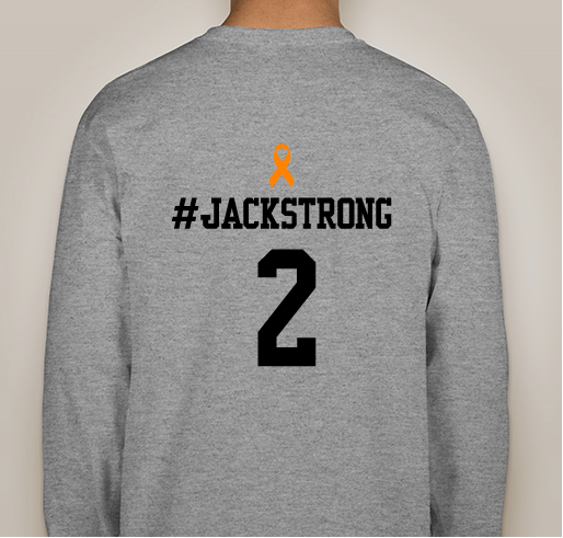WE ARE ALL #JACKSTRONG! Fundraiser - unisex shirt design - back